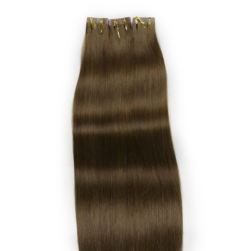 Wholesale Top selling Remy Hair Extensions Virgin Straight Natural Human Tape Hair extension